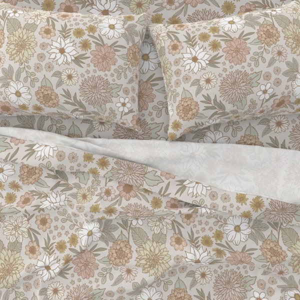 Dahlia Bedding Set Etsy