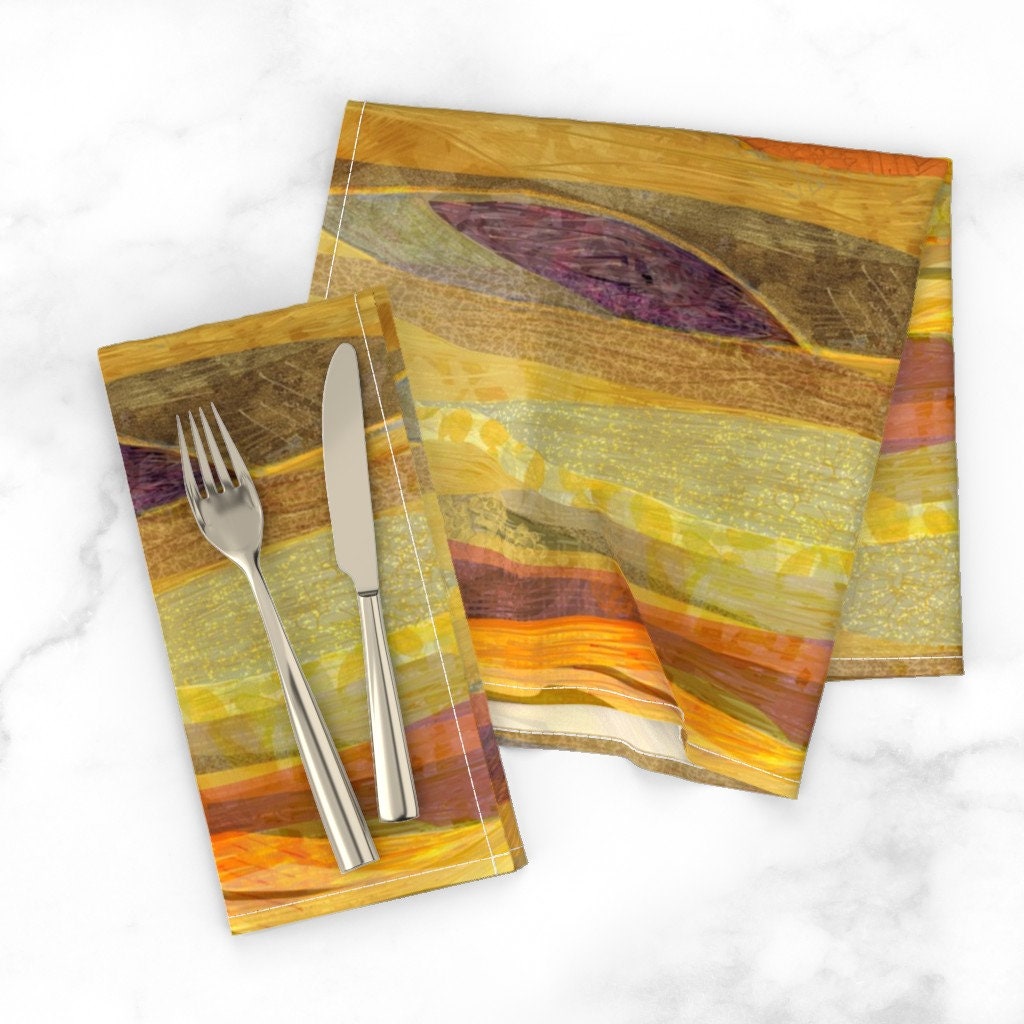 Discover Modern Desert Napkins - Southwest Modern - Mountain Landscape Geology Rock Napkins