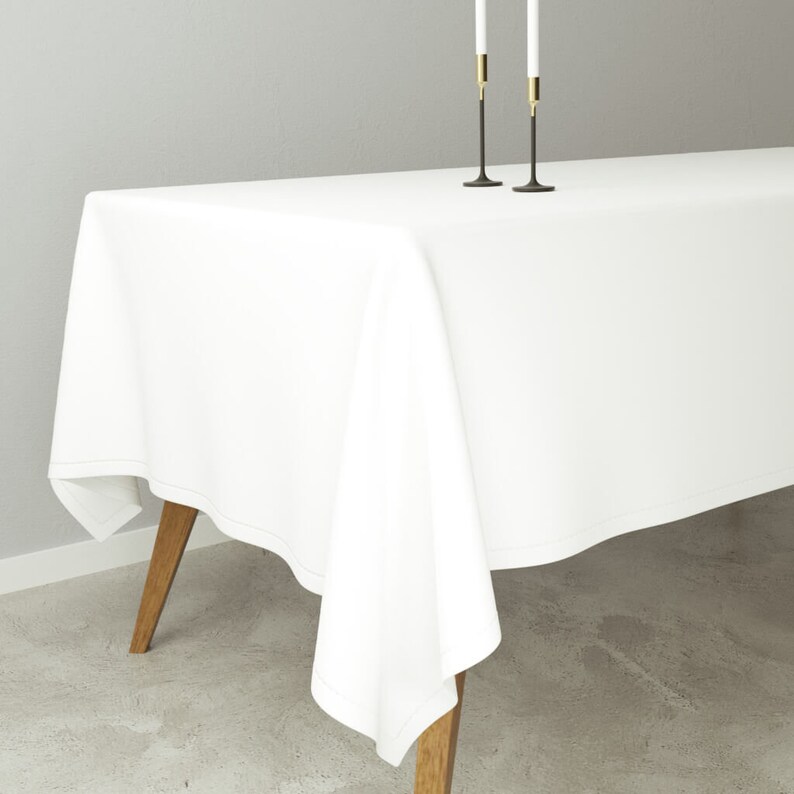 Rectangular Tablecloth in Cashmere Grey /& Citron by willowlanetextiles Gray Floral Cotton Sateen Tablecloth by Spoonflower Fabric Fleur