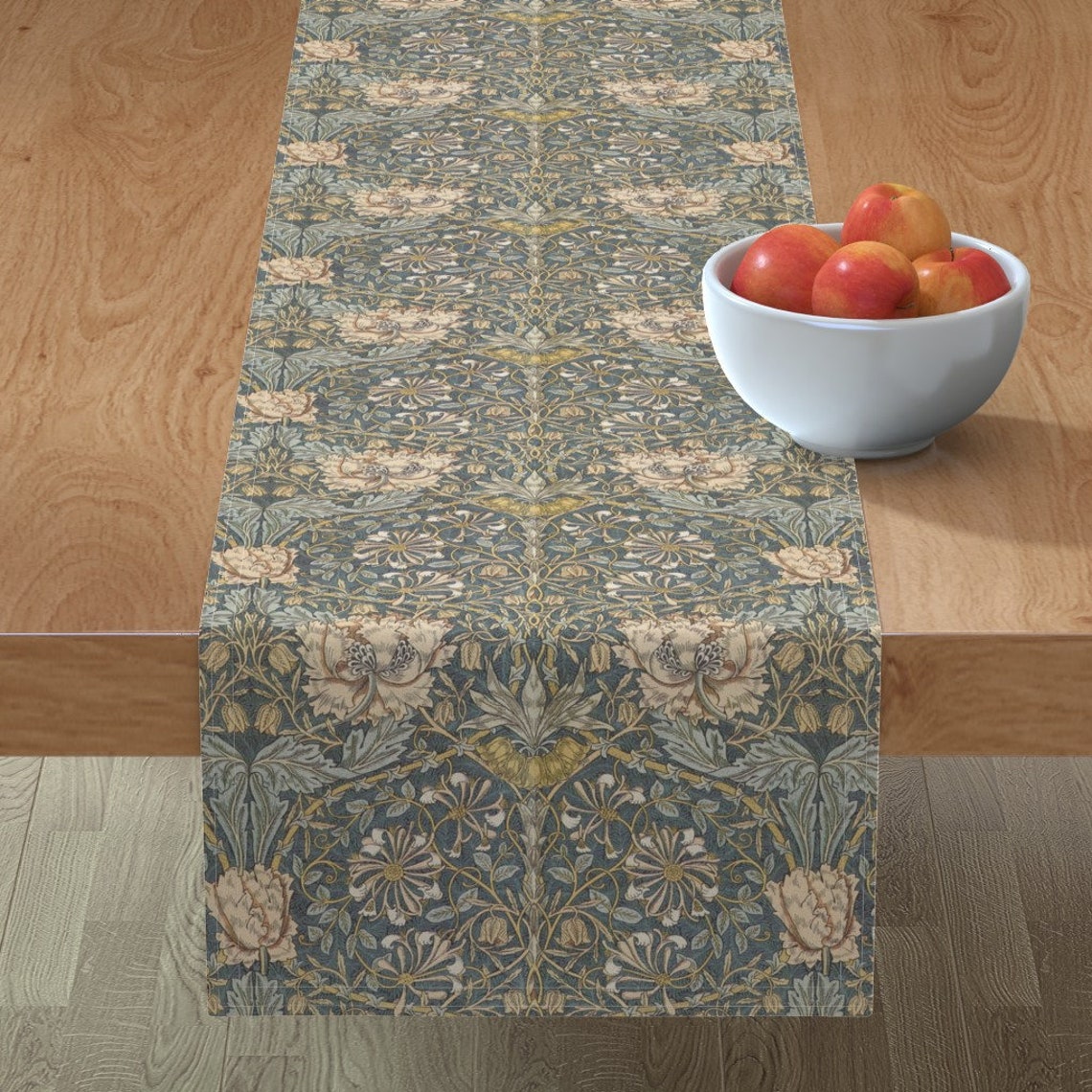 Arts And Crafts Table Runner Morris Neutral by Etsy