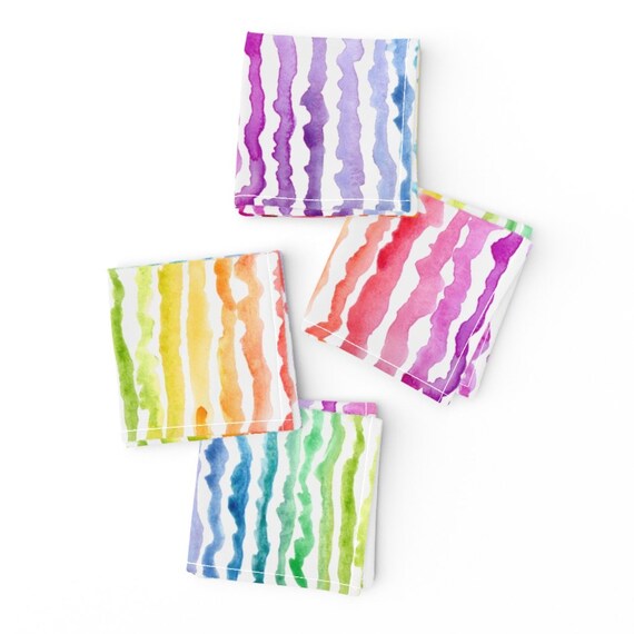 PRIDE! Mini Collection Reusable Napkins in Rainbow