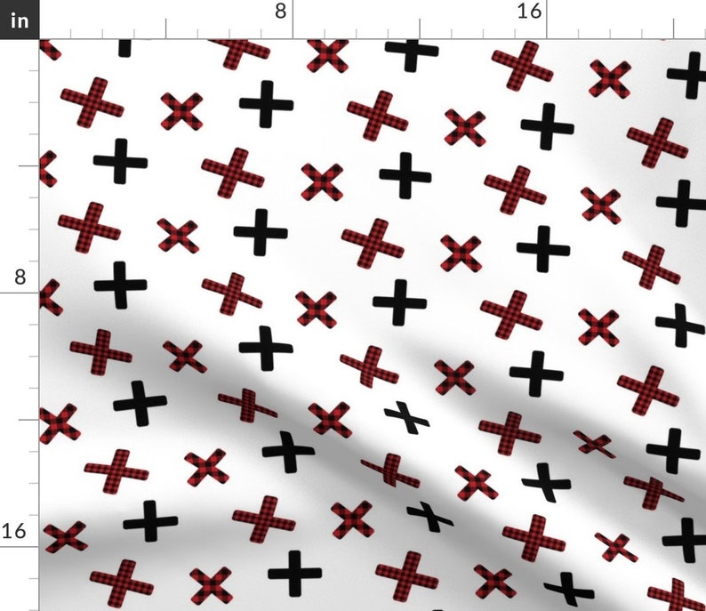 Plaid Cross Check Tartan Red White Green Winter Cotton Sateen Tablecloth by Spoonflower Christmas Tablecloth X Plaid by shopcabin