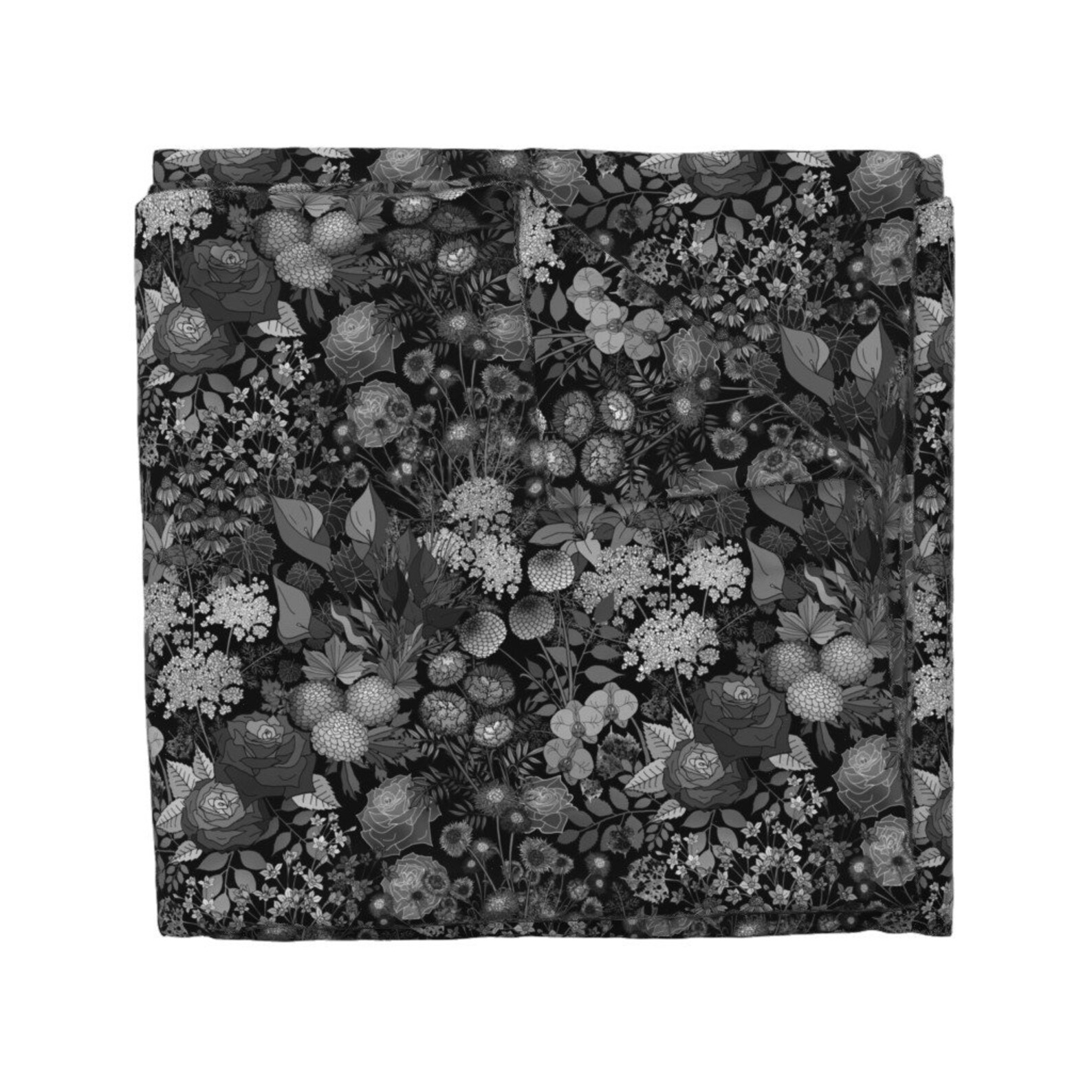 Dark Botanical Duvet Cover Haunted Garden by Etsy