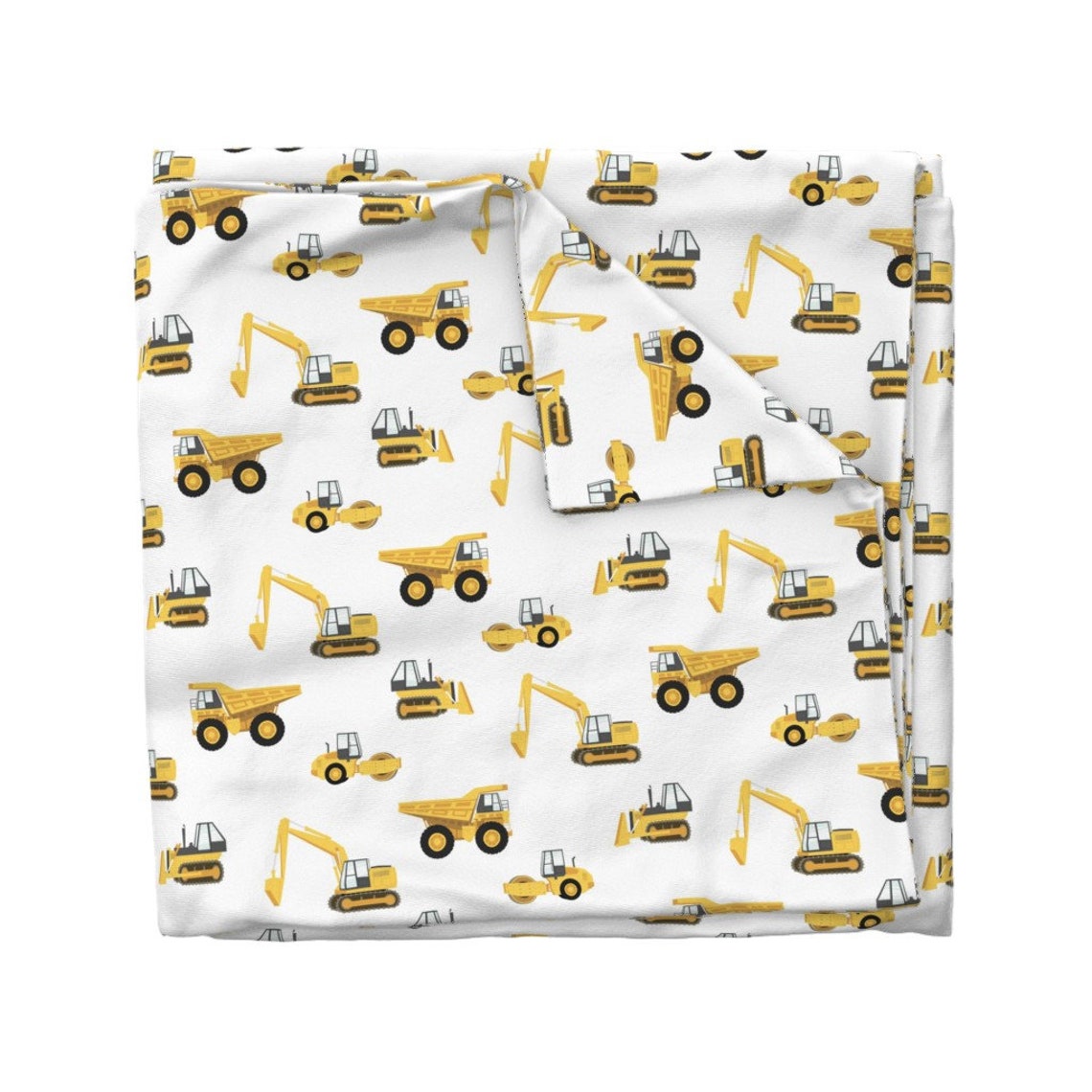 Digger Duvet Cover Construction Trucks by Littlearrowdesign Etsy