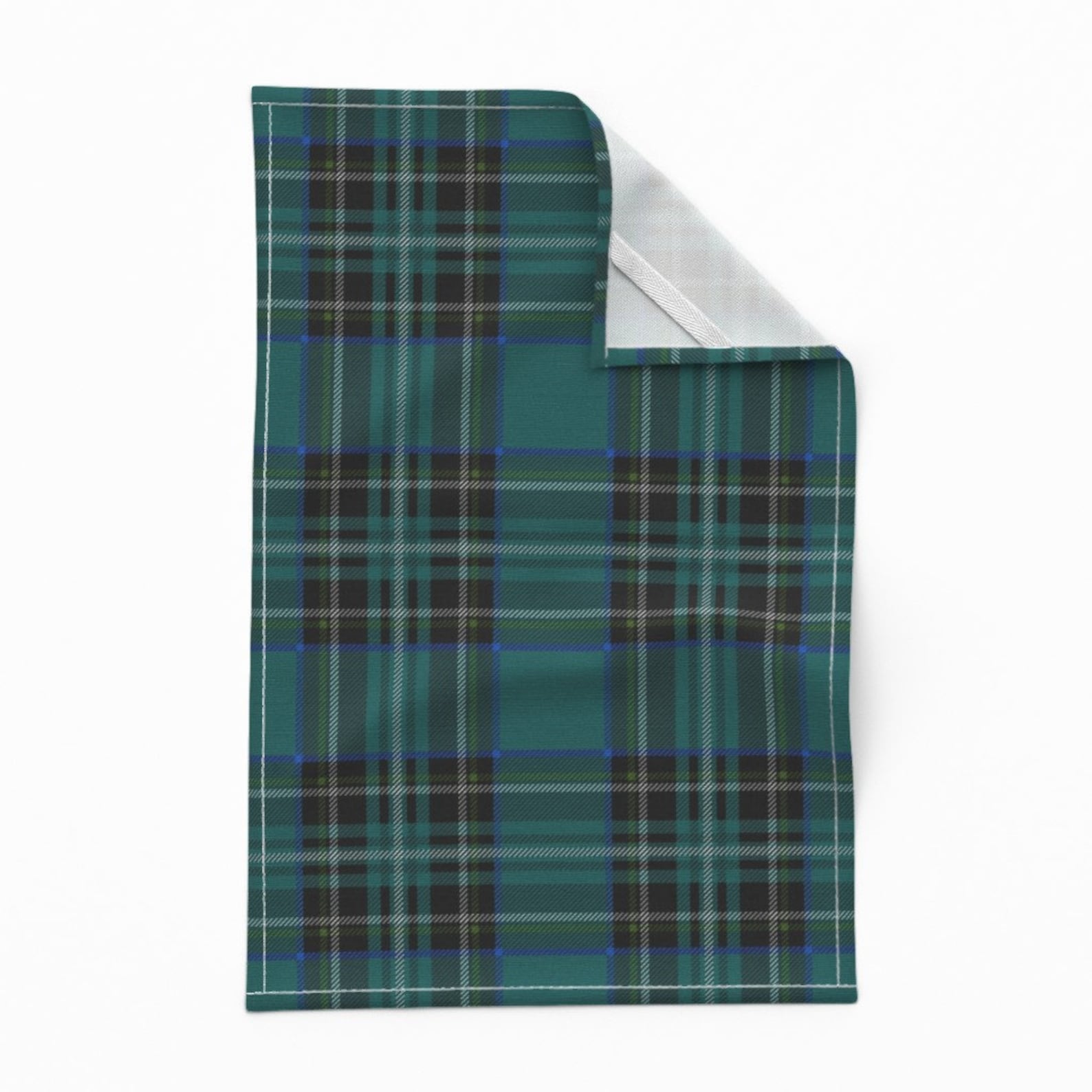 Tartan Tea Towels Set of 2 Classic Plaid Vincent by Etsy