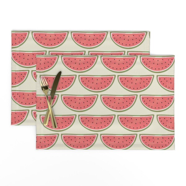 Watermelon Placemats Etsy