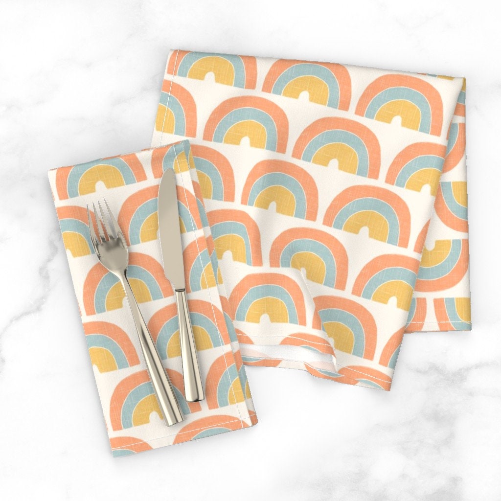 Discover Boho Summer Rainbow Napkins