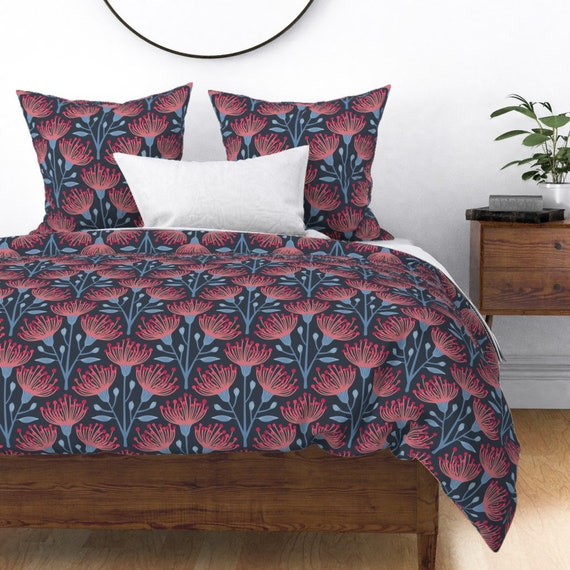 Jumbo Eucalyptus Duvet Cover Eucalyptus by Etsy