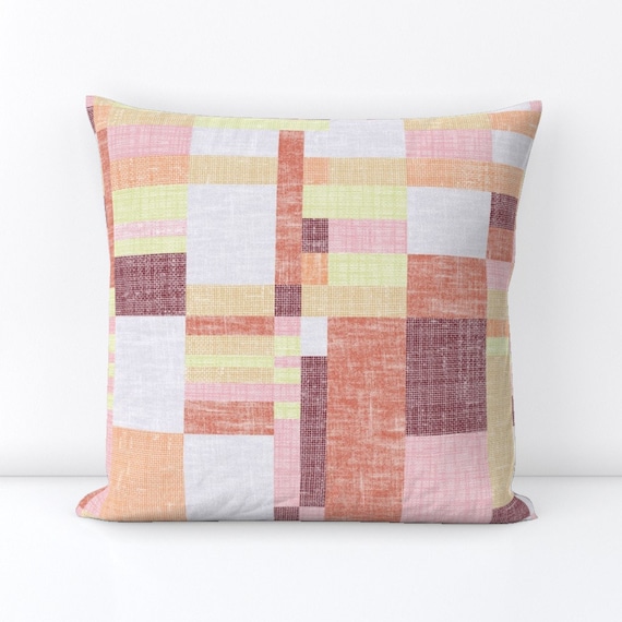Square Abstract Geo Decorative Throw Pillow Cover Square Abstract Geo Decorative Throw Pillow Cover