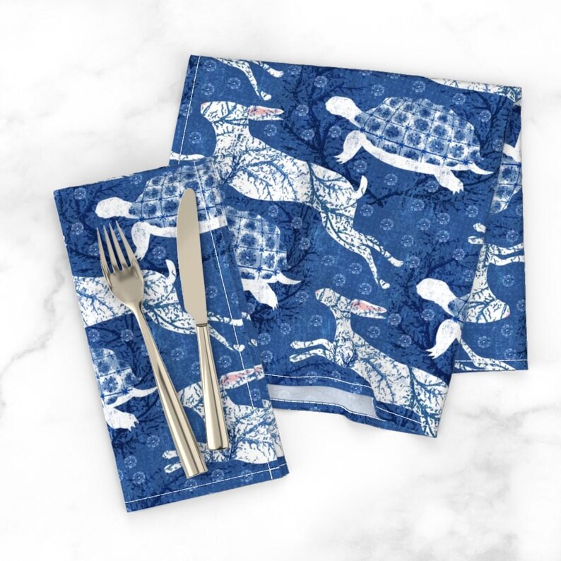 Spoonflower Animal Dinner Napkins