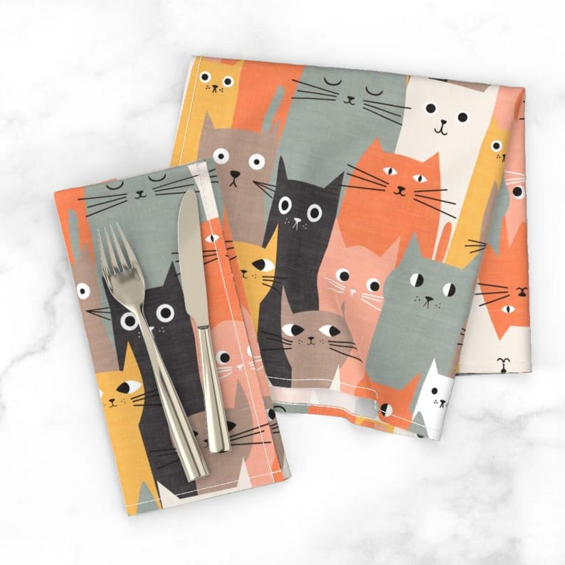 Spoonflower Dinner Napkins