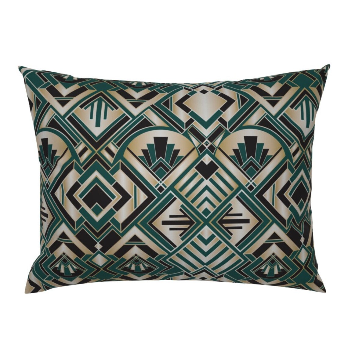 Art Deco Pillow Sham Roaring Twenties by diseminger Etsy