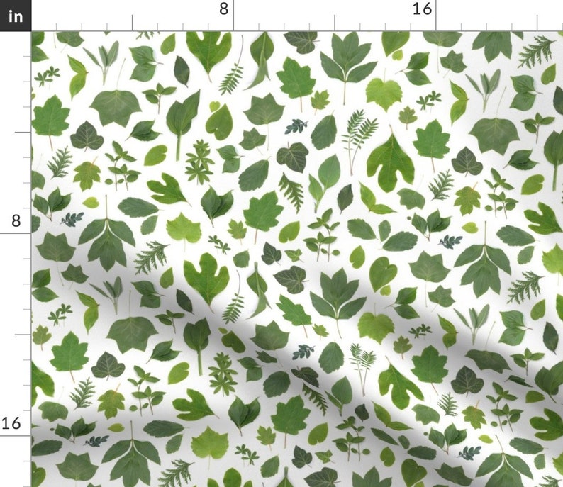 Green Leaf Sheets Green Leaves of Summer by Bottlebranch Etsy