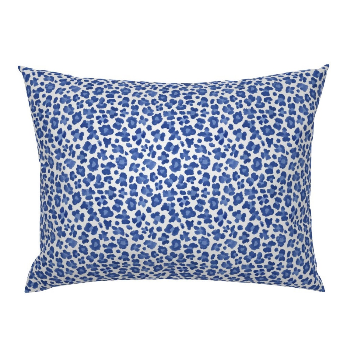 Cobalt Leopard Pillow Sham 6 Blue Leopard Print by Etsy