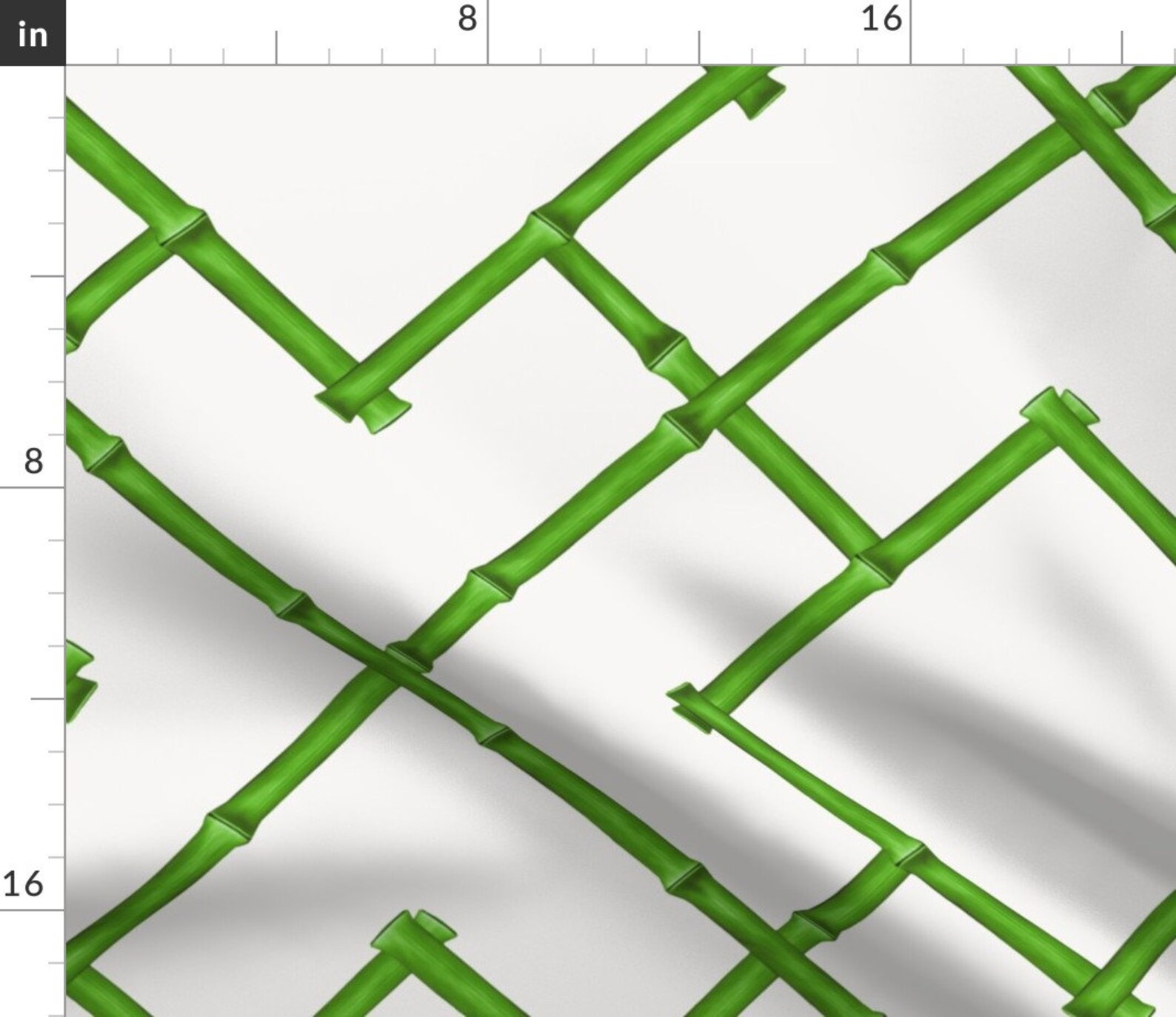 Bamboo Trellis Curtain Panel Osaka Trellis Green by Etsy