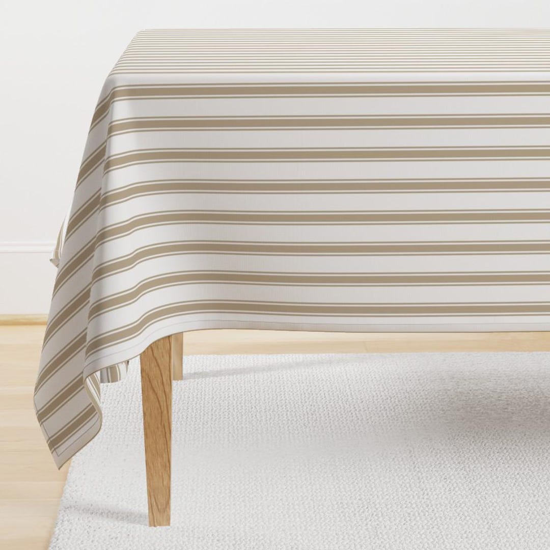 Wide Stripe Tablecloth main image 1