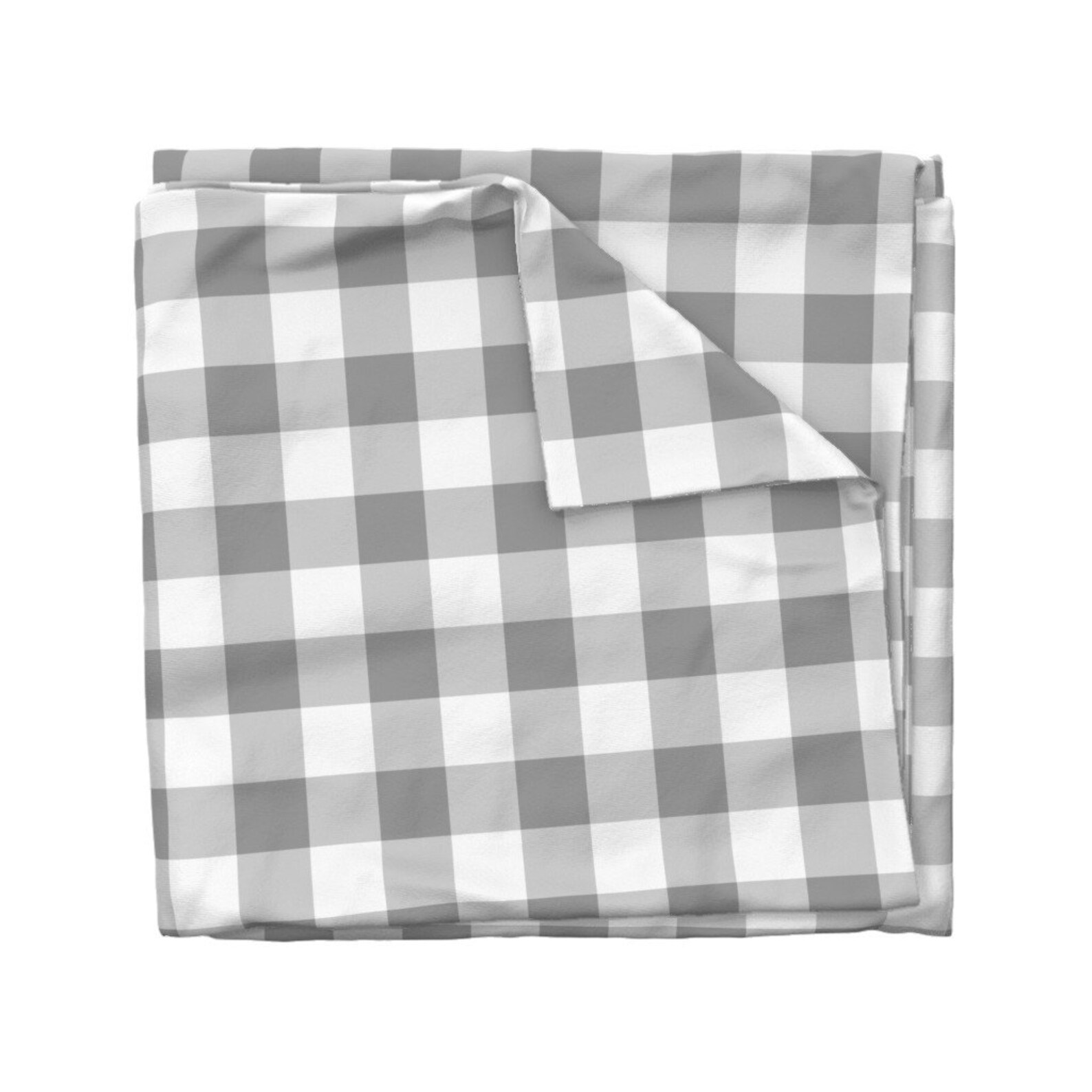 Gray Plaid Duvet Cover Grey Buffalo Check by Aacraven85 Etsy