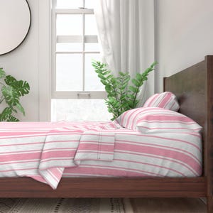 Beachy Pink Sheets - Palm Beach Pink and White by Paper_and_frill ...