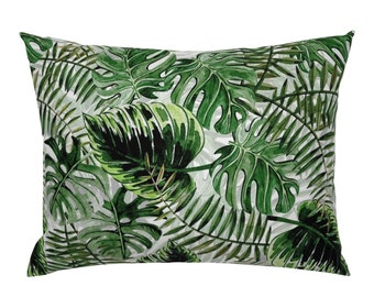 Green Palm Tree Tropical Botanical Decor Leaf Beach Summer Print 100% Cotton Sateen 26in x 20in Knife-Edge Sham Roostery Pillow Sham Green Palm Tree Tropical Botanical Decor Leaf Beach Summer Print 100% Cotton Sateen 26in x 20in Knife-Edge Sham Roostery Pillow Sham