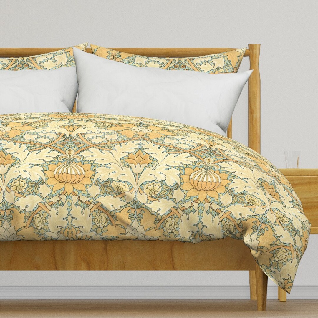William Morris Duvet Cover Growing Damask Large by Etsy