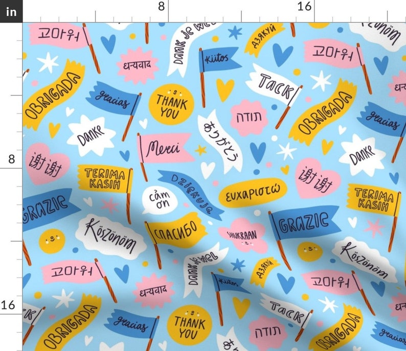 Thank You In 22 Languages by stolenpencil International World Rectangle Lumbar Throw Pillow by Spoonflower Multicultural Accent Pillow