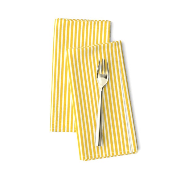Yellow Napkins - Etsy