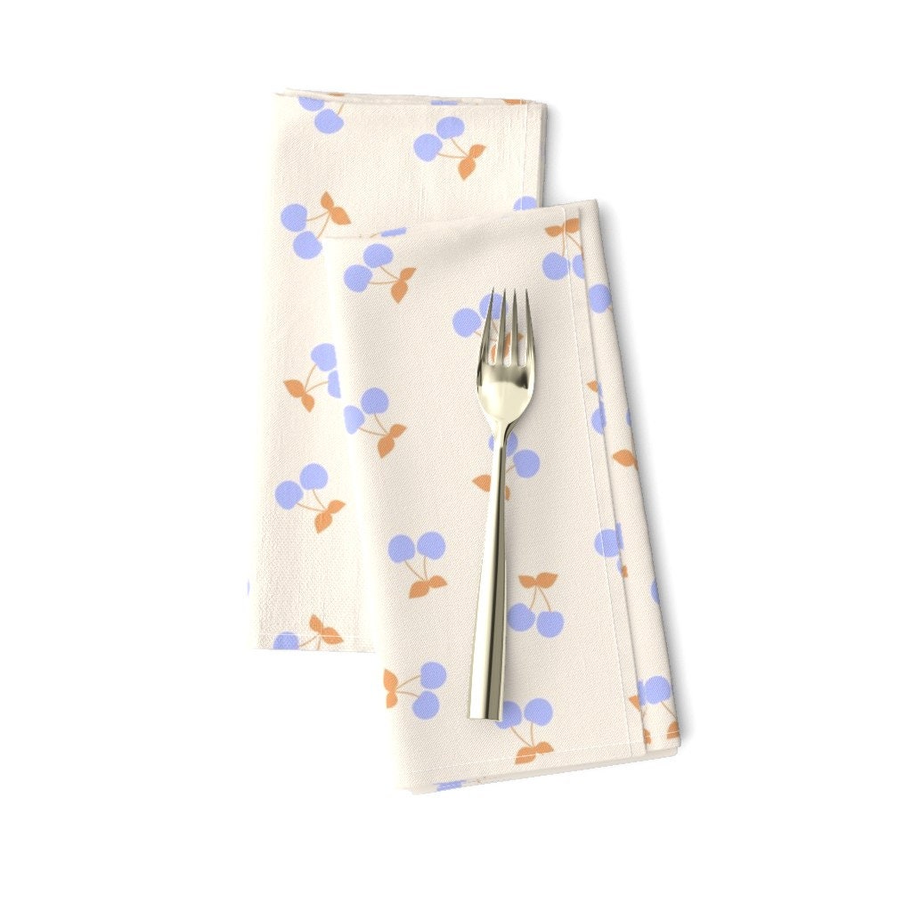 Discover Purple Cherries Summer Napkins