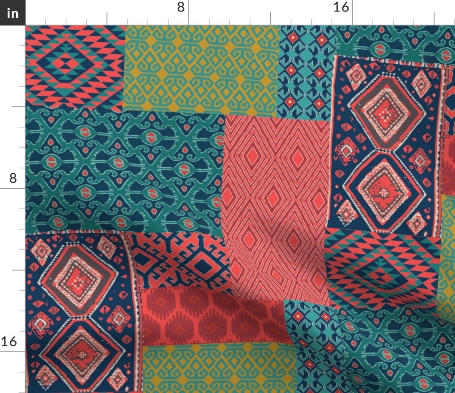 Ikat Placemats set of 2 Ikat Room Patchwork by Etsy