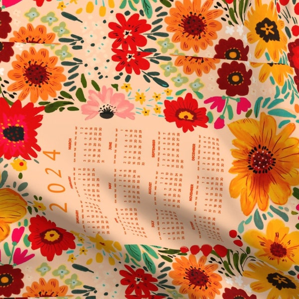 Tea Towel Calendar Etsy