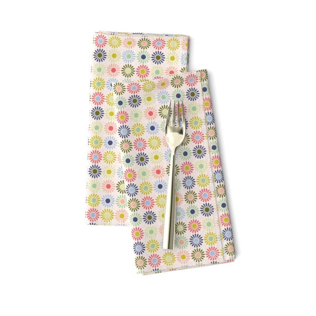 Discover 1970s Retro Daisy Spring Napkins