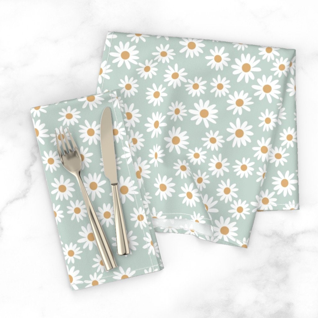 Discover Daisy Meadow Spring Napkins