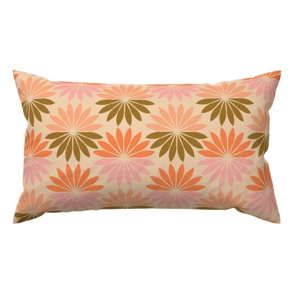 Pink Orange Pillow Etsy