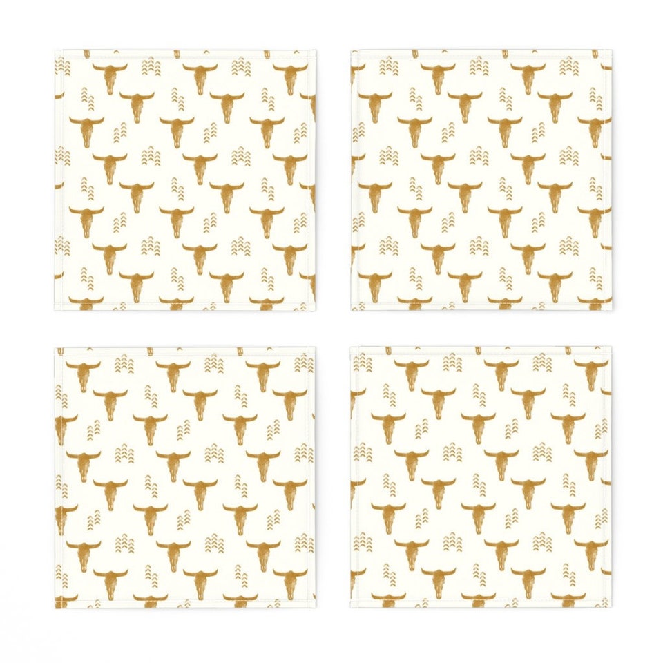 Southwest Skulls Cocktail Napkins