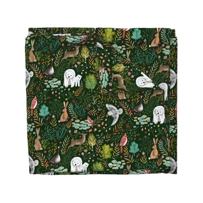 Baby Woodland Animal Duvet Cover Forest Animals by Etsy