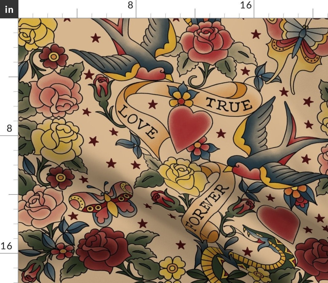 Tattoo Accent Pillow Tattoo Me Tattoo You by Stitchyrichie Etsy UK