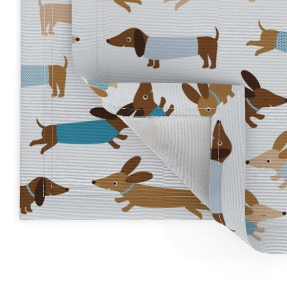 Dachshund Placemats Brown - Set of 4 Dachshund Placemats Brown - Set of 4