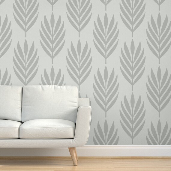 Home & Living Curtains & Window Treatments Neutral Palm Leaf Curtain