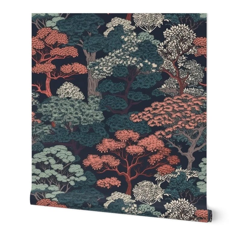 Buy Zen Garden Nonpasted Wallpaper Japanese Forest by Paper_and_frill