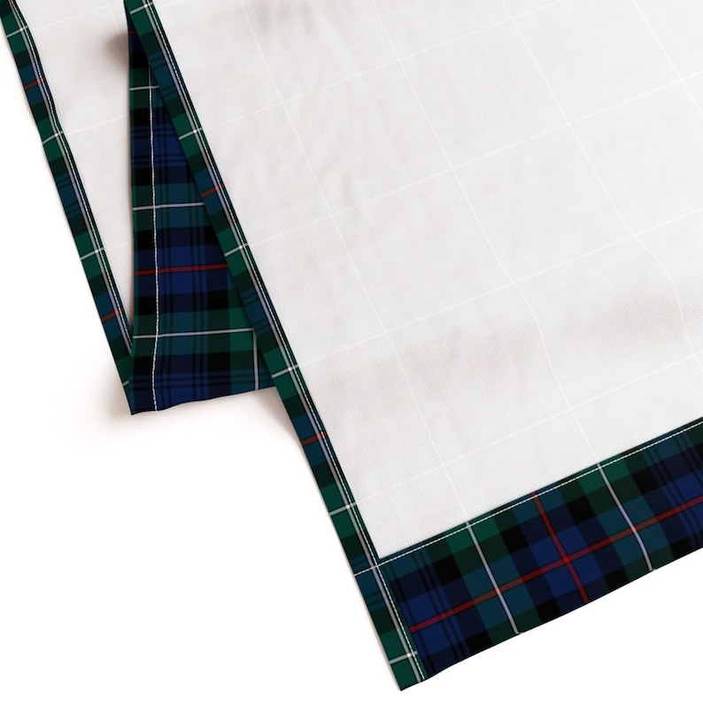 Blauer Tartan-Karo-Vorhang – Grüner Tartan-Vorhang, roter Tartan-Vorhang im schottischen Mackenzie-Stil – Mackenzie-Tartan von weavingmajor Bild 7