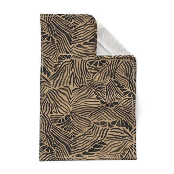Animal Print Tea Towels set of 2 Zebra Stripe Camel Tan by - Etsy Animal Print Tea Towels set of 2 Zebra Stripe Camel Tan by - Etsy