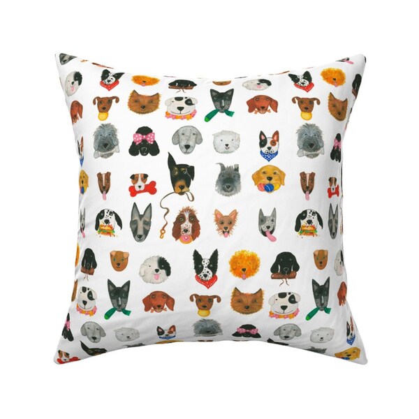 Dog Face Pillow Etsy