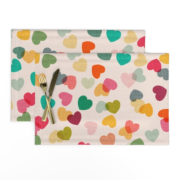 Heart Placemats Etsy