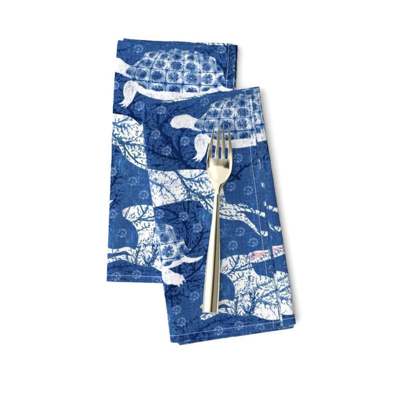 Spoonflower Animal Dinner Napkins - Thumbnail 2