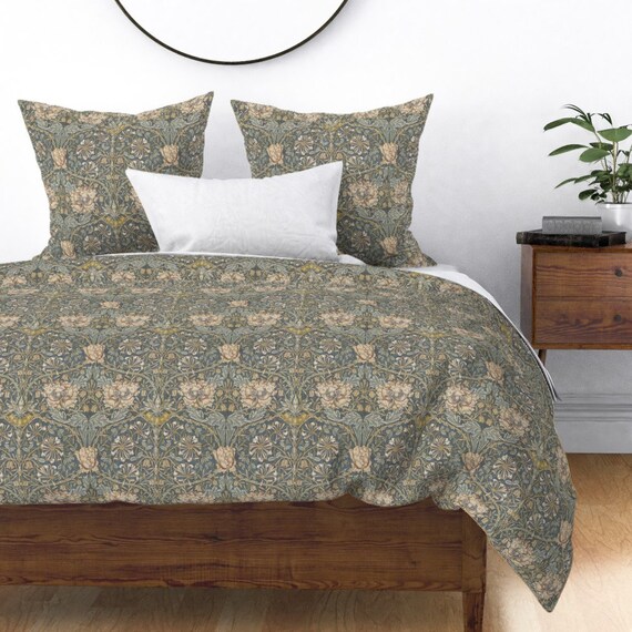 Arts and Crafts Duvet Cover Morris Neutral by Etsy