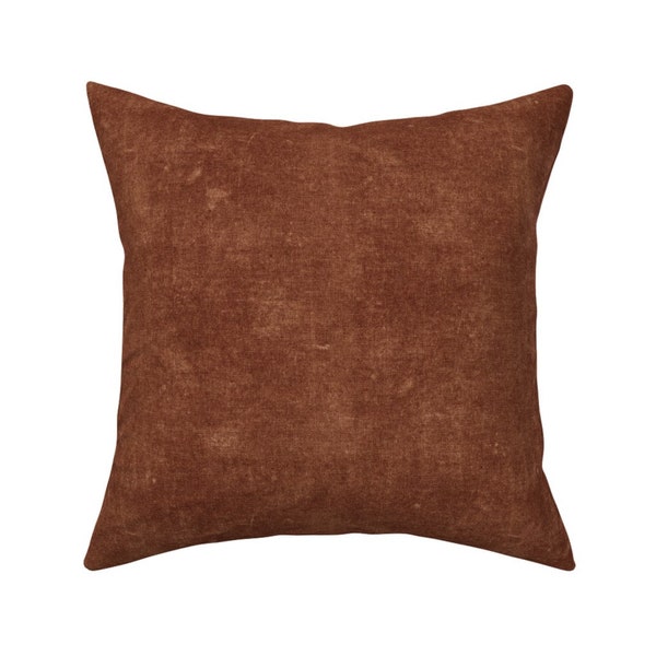 Rust Pillow Etsy