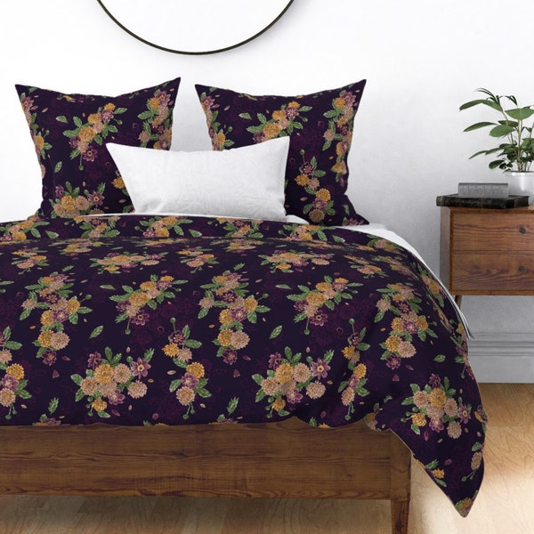 Dahlia Duvet Cover Etsy