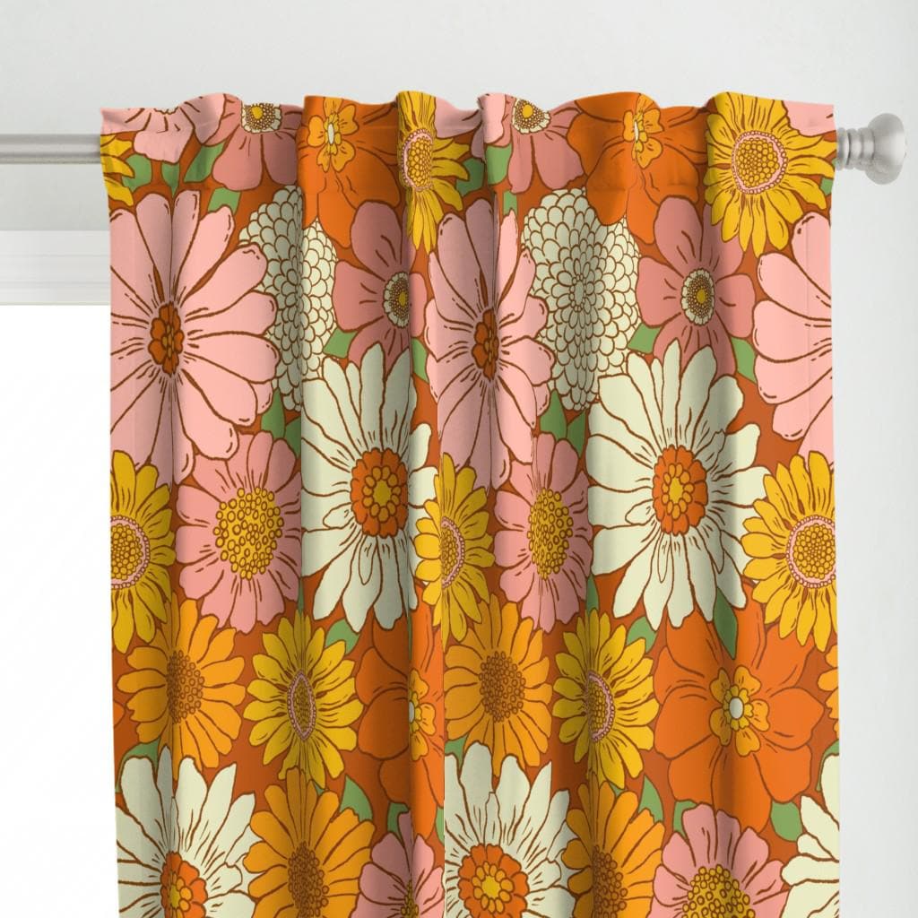 70s curtains - Etsy 日本