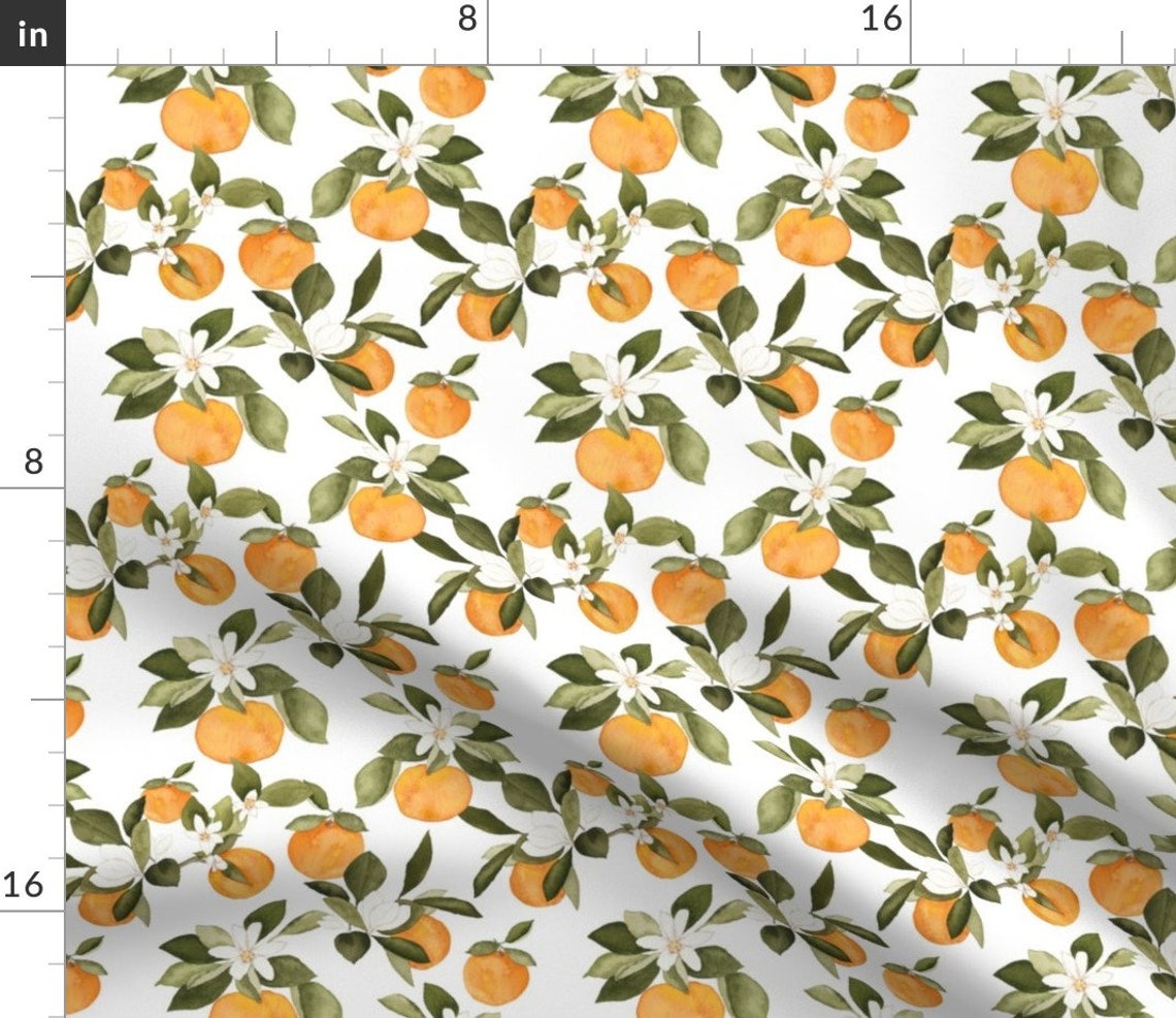Oranges Cocktail Napkins set of 4 Orange Blossom by Etsy