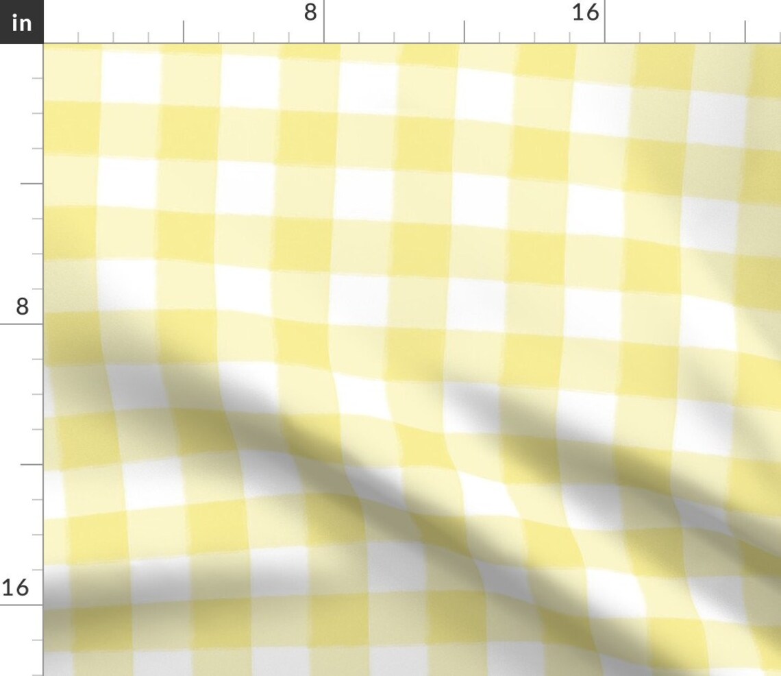 Yellow Gingham Sheets Yellow Buffalo Check by Sugarfresh Etsy