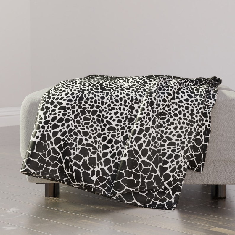 Animal Print Throw Blanket Giraffepattern by innaogando Etsy